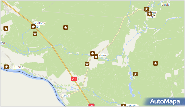 mapa Maczków, Maczków na mapie Targeo