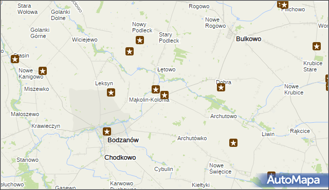 mapa Mąkolin, Mąkolin na mapie Targeo