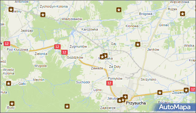 mapa Mariówka, Mariówka na mapie Targeo