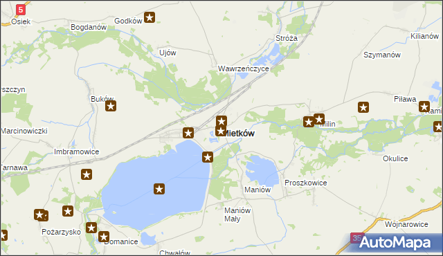 mapa Mietków, Mietków na mapie Targeo