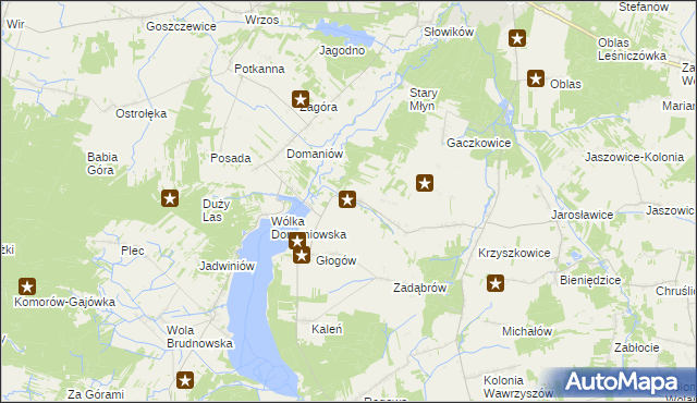 mapa Młódnice, Młódnice na mapie Targeo