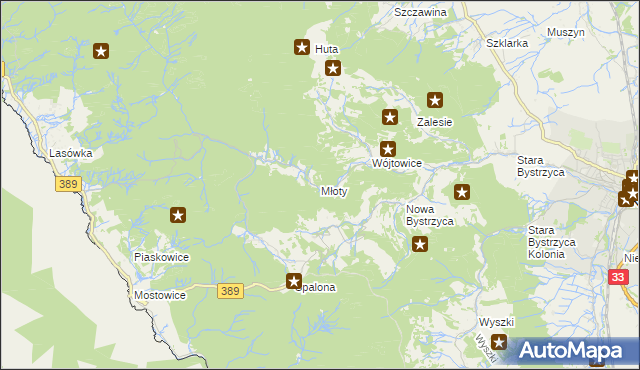 mapa Młoty, Młoty na mapie Targeo