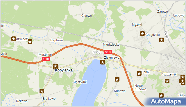 mapa Morzyczyn gmina Kobylanka, Morzyczyn gmina Kobylanka na mapie Targeo