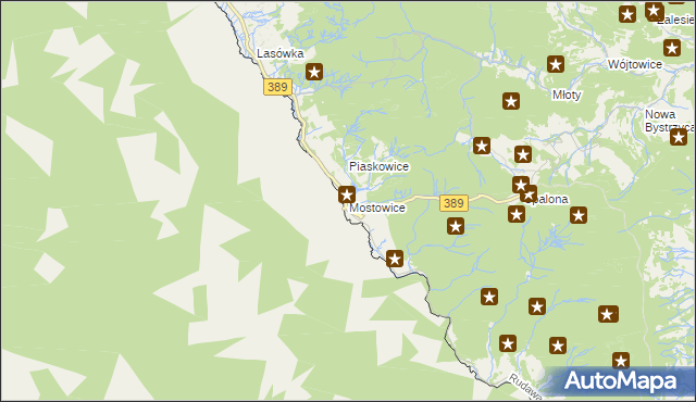 mapa Mostowice, Mostowice na mapie Targeo