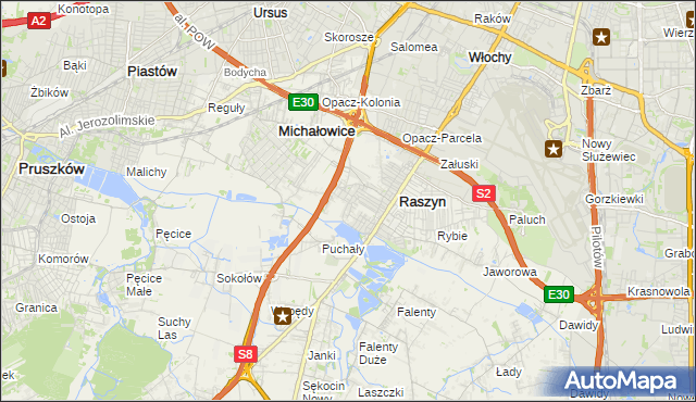 mapa Nowe Grocholice, Nowe Grocholice na mapie Targeo
