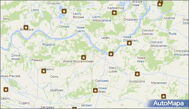 mapa Nowy Lubiel, Nowy Lubiel na mapie Targeo