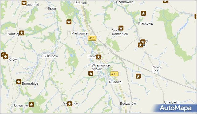 mapa Nowy Świętów, Nowy Świętów na mapie Targeo