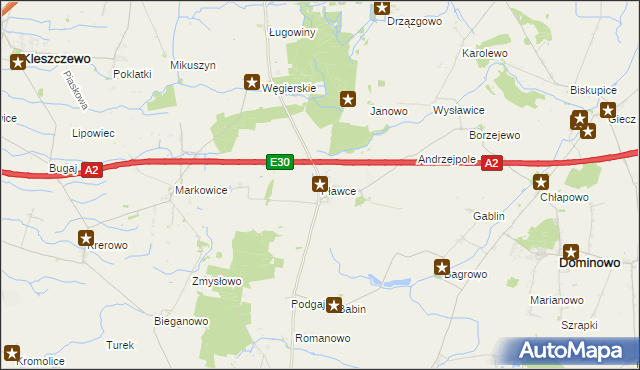 mapa Pławce, Pławce na mapie Targeo