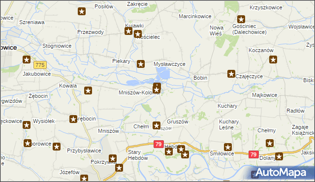 mapa Pławowice, Pławowice na mapie Targeo