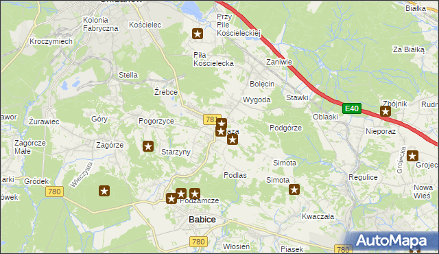 mapa Płaza, Płaza na mapie Targeo