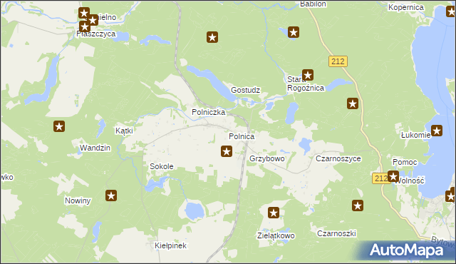 mapa Polnica, Polnica na mapie Targeo