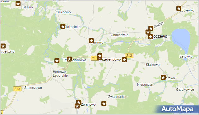 mapa Przebendowo, Przebendowo na mapie Targeo