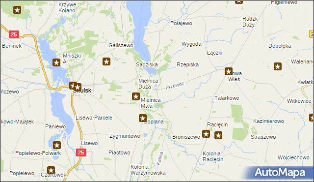 mapa Przewóz gmina Piotrków Kujawski, Przewóz gmina Piotrków Kujawski na mapie Targeo