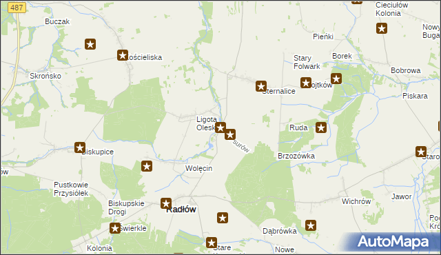 mapa Psurów, Psurów na mapie Targeo