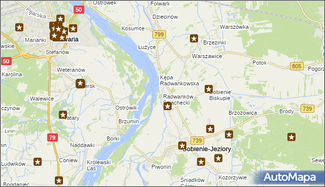 mapa Radwanków Szlachecki, Radwanków Szlachecki na mapie Targeo