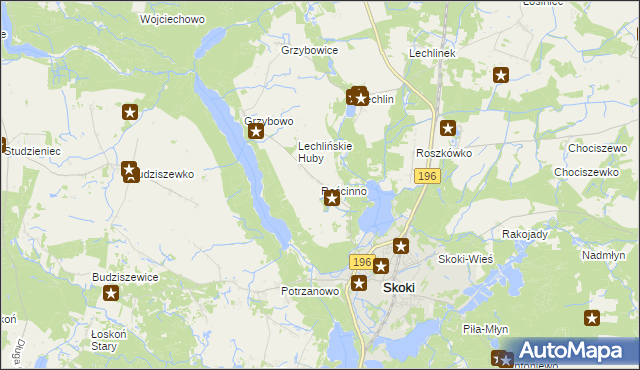 mapa Rościnno, Rościnno na mapie Targeo