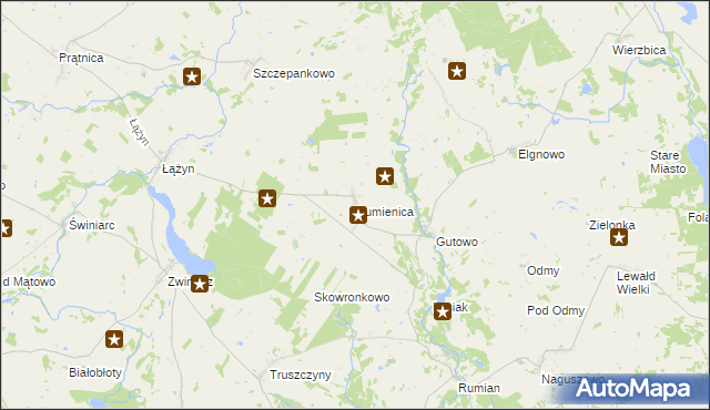 mapa Rumienica, Rumienica na mapie Targeo