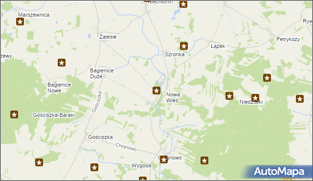 mapa Sarnowo gmina Kuczbork-Osada, Sarnowo gmina Kuczbork-Osada na mapie Targeo