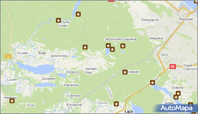 mapa Sendeń Duży, Sendeń Duży na mapie Targeo