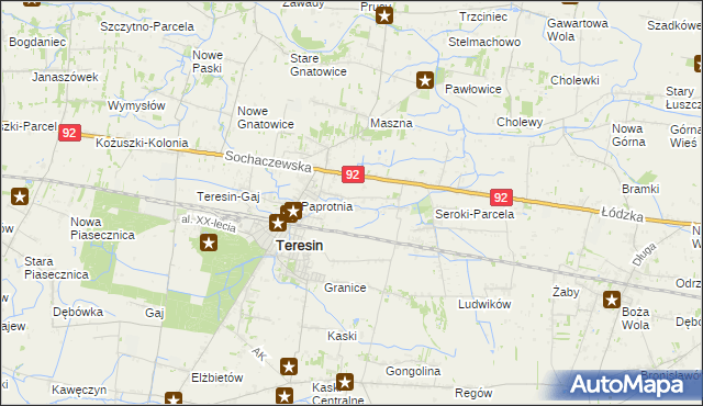 mapa Seroki-Wieś, Seroki-Wieś na mapie Targeo