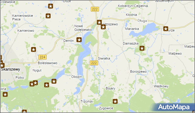 mapa Siwiałka, Siwiałka na mapie Targeo