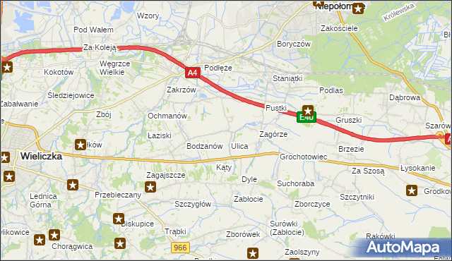 mapa Słomiróg, Słomiróg na mapie Targeo