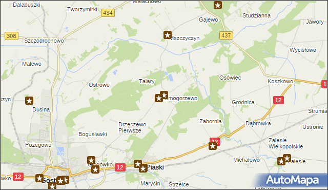 mapa Smogorzewo gmina Piaski, Smogorzewo gmina Piaski na mapie Targeo