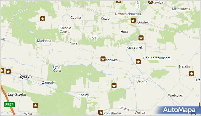 mapa Śniadówka, Śniadówka na mapie Targeo