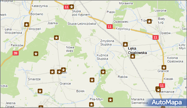mapa Stogniew, Stogniew na mapie Targeo