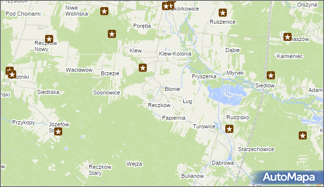 mapa Sulborowice, Sulborowice na mapie Targeo