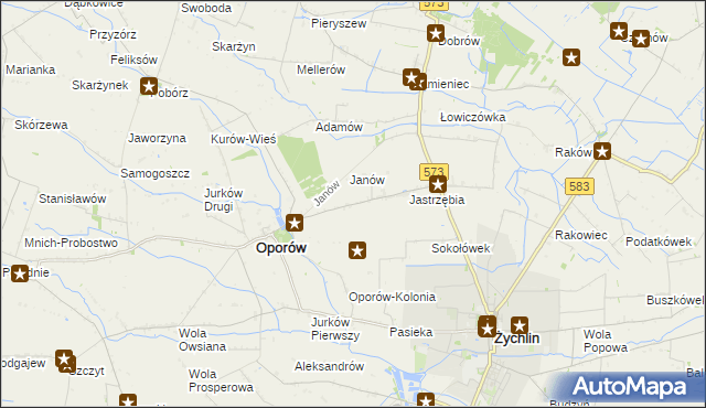mapa Świechów, Świechów na mapie Targeo
