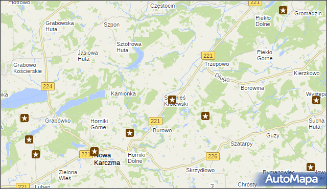 mapa Szumleś Królewski, Szumleś Królewski na mapie Targeo