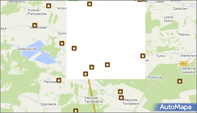 mapa Tarnawatka-Zakład, Tarnawatka-Zakład na mapie Targeo