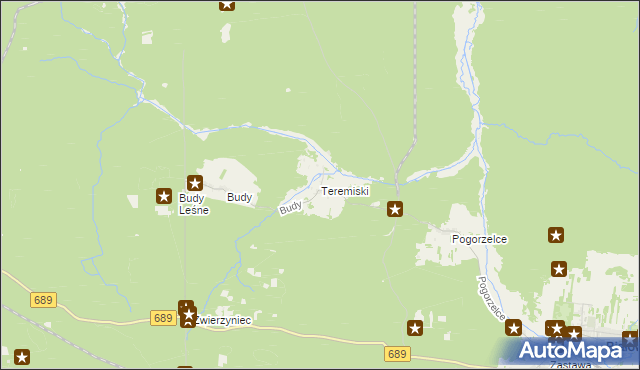 mapa Teremiski, Teremiski na mapie Targeo