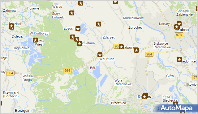 mapa Wał-Ruda, Wał-Ruda na mapie Targeo