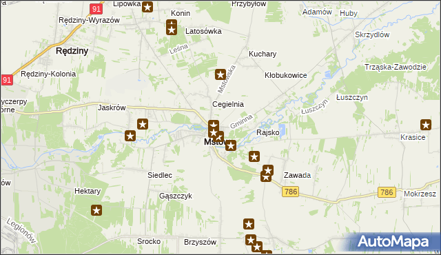 mapa Wancerzów, Wancerzów na mapie Targeo