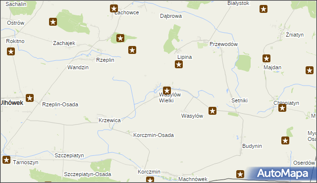 mapa Wasylów Wielki, Wasylów Wielki na mapie Targeo