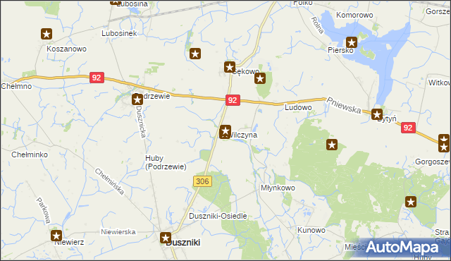 mapa Wilczyna, Wilczyna na mapie Targeo