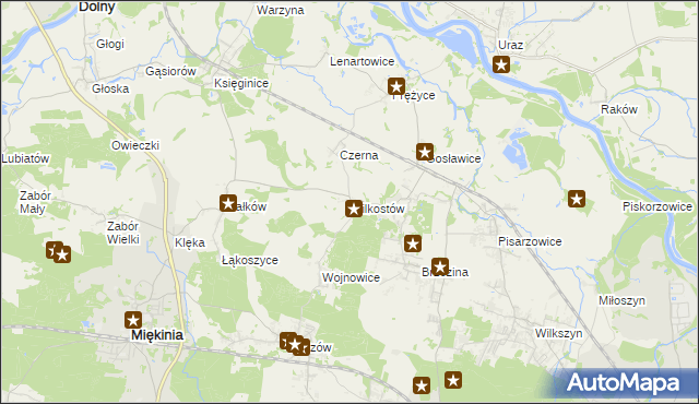 mapa Wilkostów, Wilkostów na mapie Targeo