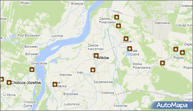 mapa Wilków powiat opolski, Wilków powiat opolski na mapie Targeo