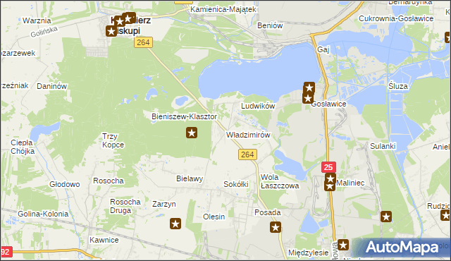 mapa Władzimirów, Władzimirów na mapie Targeo