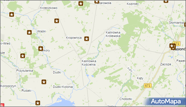 mapa Wojtówce, Wojtówce na mapie Targeo