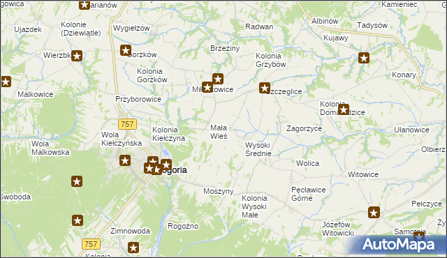 mapa Wysoki Duże, Wysoki Duże na mapie Targeo