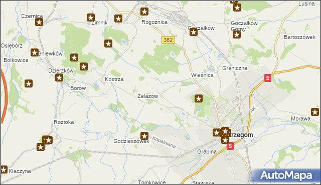 mapa Żółkiewka, Żółkiewka na mapie Targeo