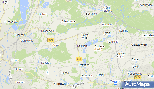 mapa Dzimierz, Dzimierz na mapie Targeo