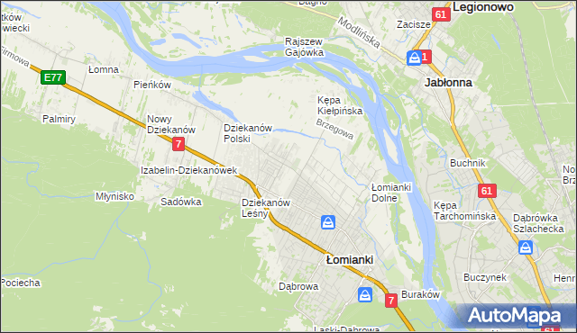 mapa Kiełpin Poduchowny, Kiełpin Poduchowny na mapie Targeo