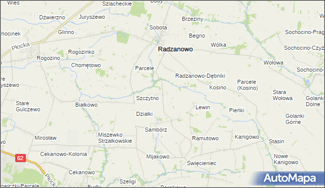 mapa Chełstowo, Chełstowo na mapie Targeo