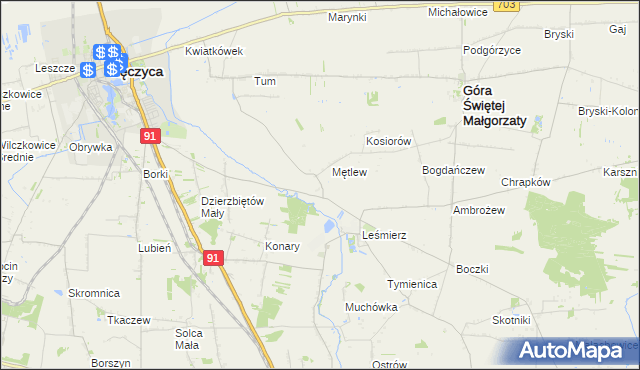 mapa Mierczyn, Mierczyn na mapie Targeo