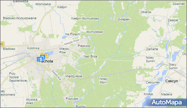 mapa Plaskosz, Plaskosz na mapie Targeo