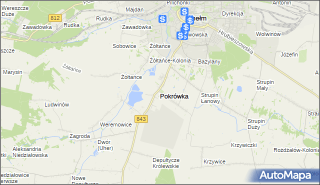 mapa Pokrówka, Pokrówka na mapie Targeo